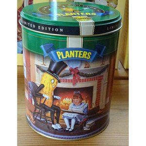 1997 Planters Peanuts Limited Edition First in Series Canister Tin Empty No Rust